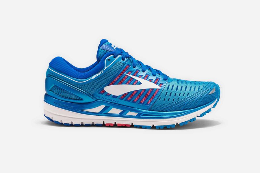 Brooks Transcend 5 Womens UK - Road Running Shoes - Blue 35-JDLKMC